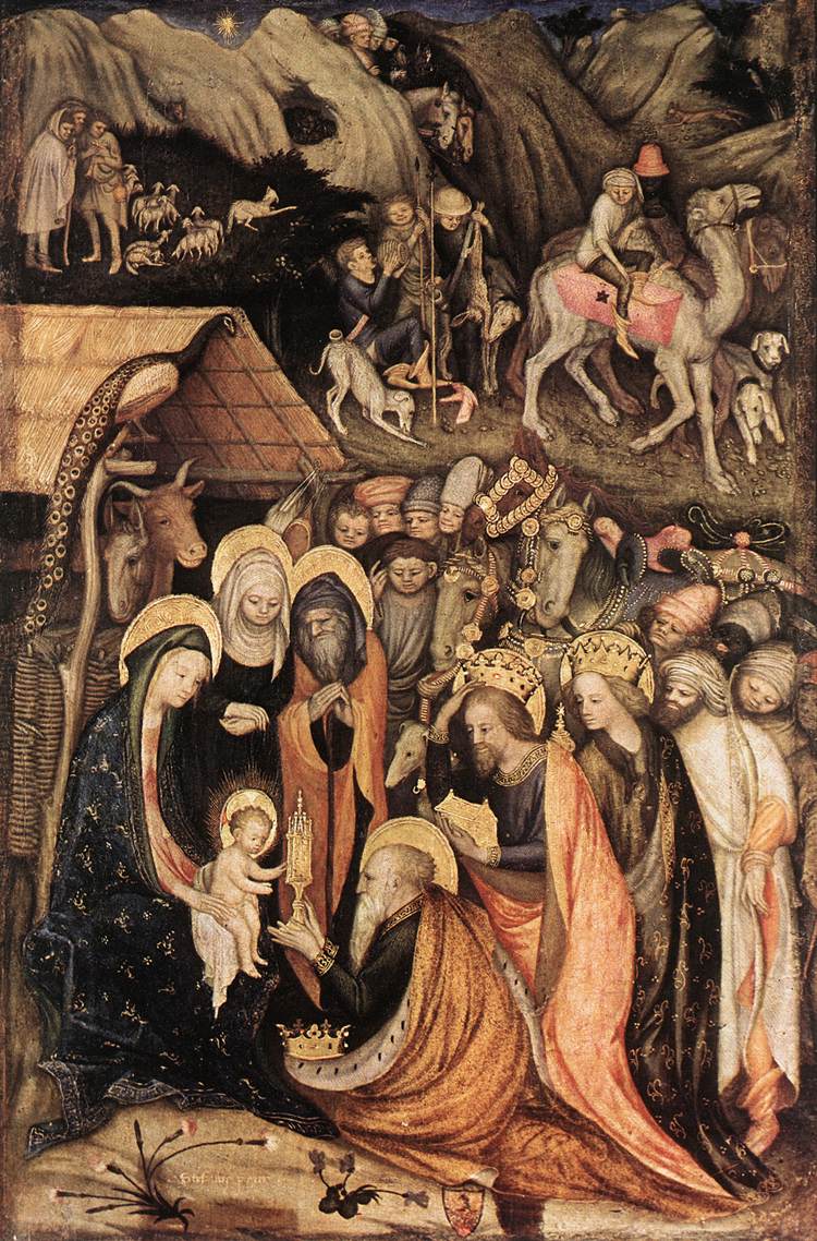 Adoration of the Magi painting by Sandro Botticelli