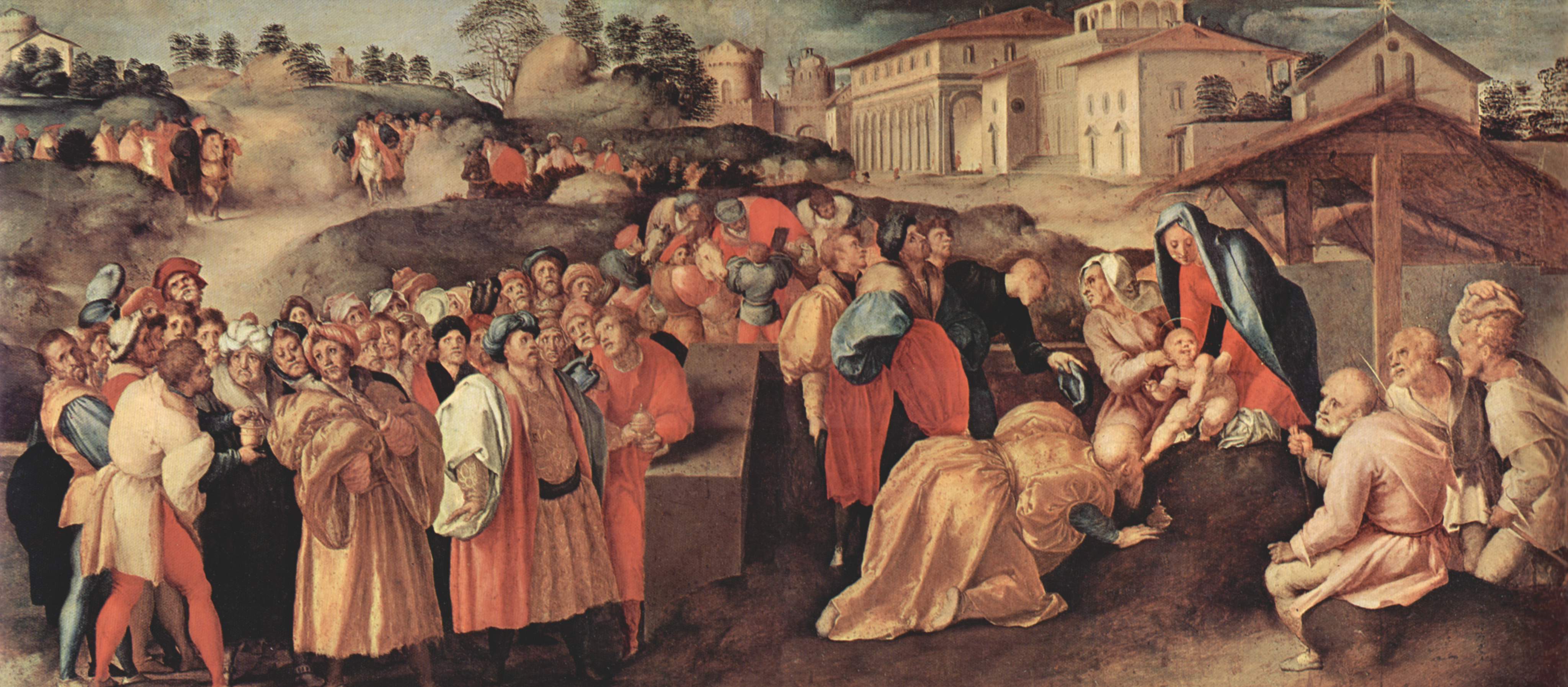 Adoration of the Magi painting by Gentile da Fabriano
