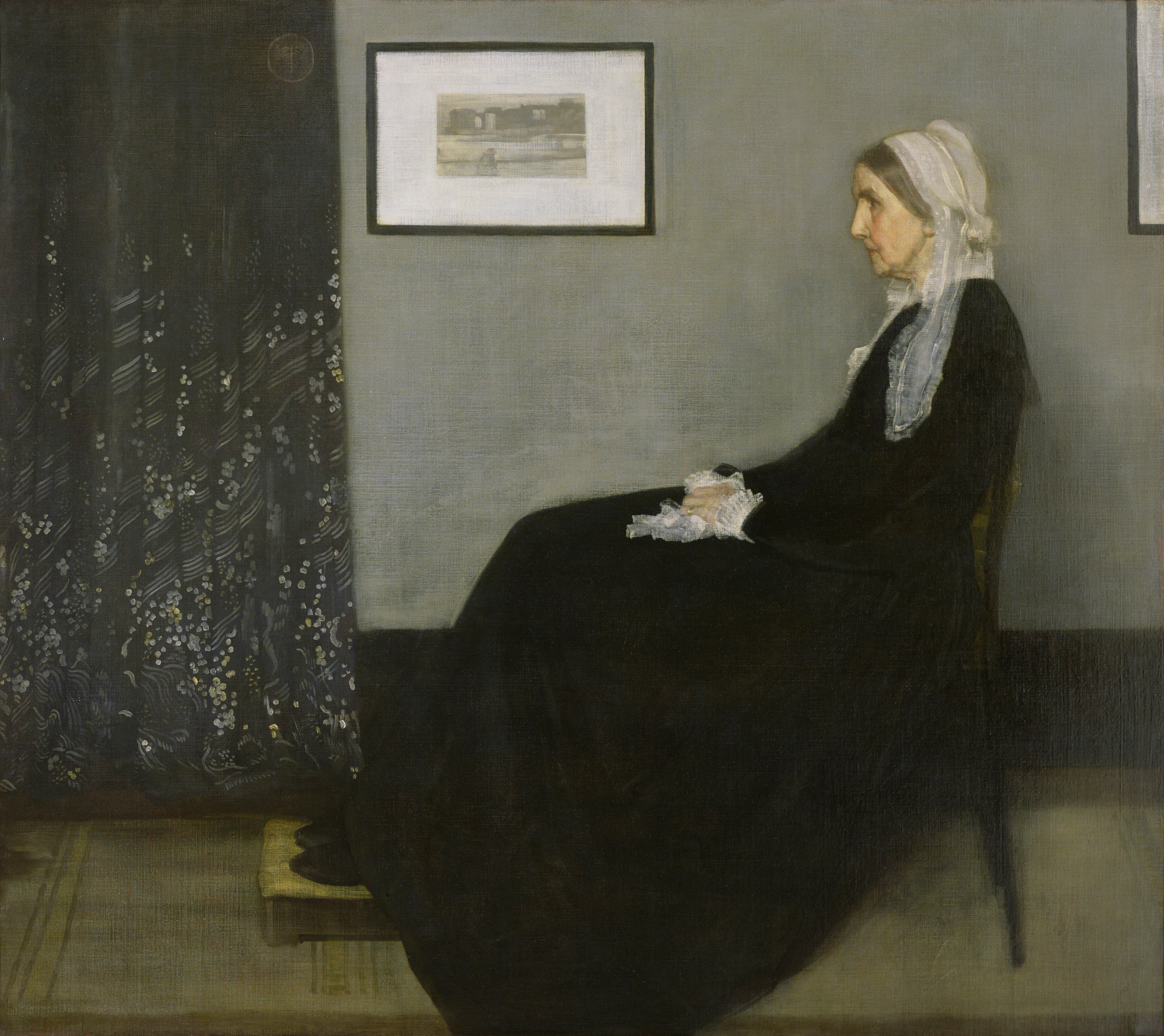 Arrangement in Gray and Black No. 1; Portrait of the Artist's Mother by James McNeil Whistler