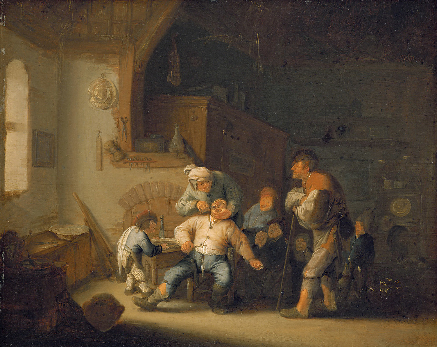 Barber Extracting a Tooth painting by Adriaen van Ostade