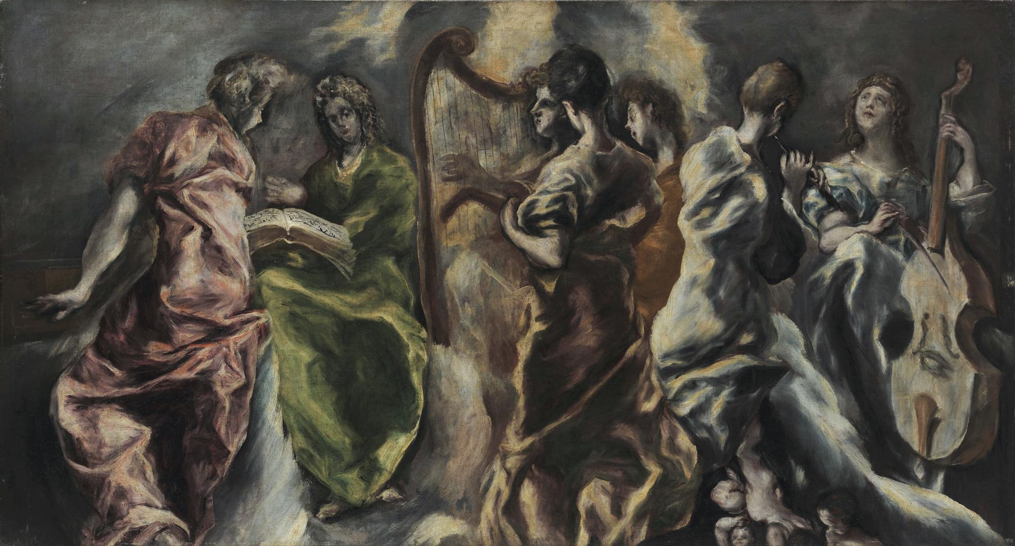 Concert of Angels painting by El Greco