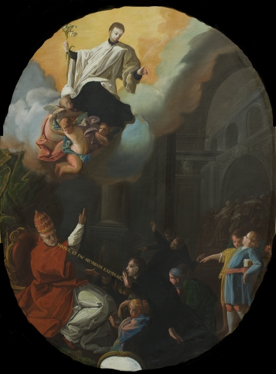 Consecration of Aloysius Gonzaga as Patron Saint of Youth painting by Unspecified