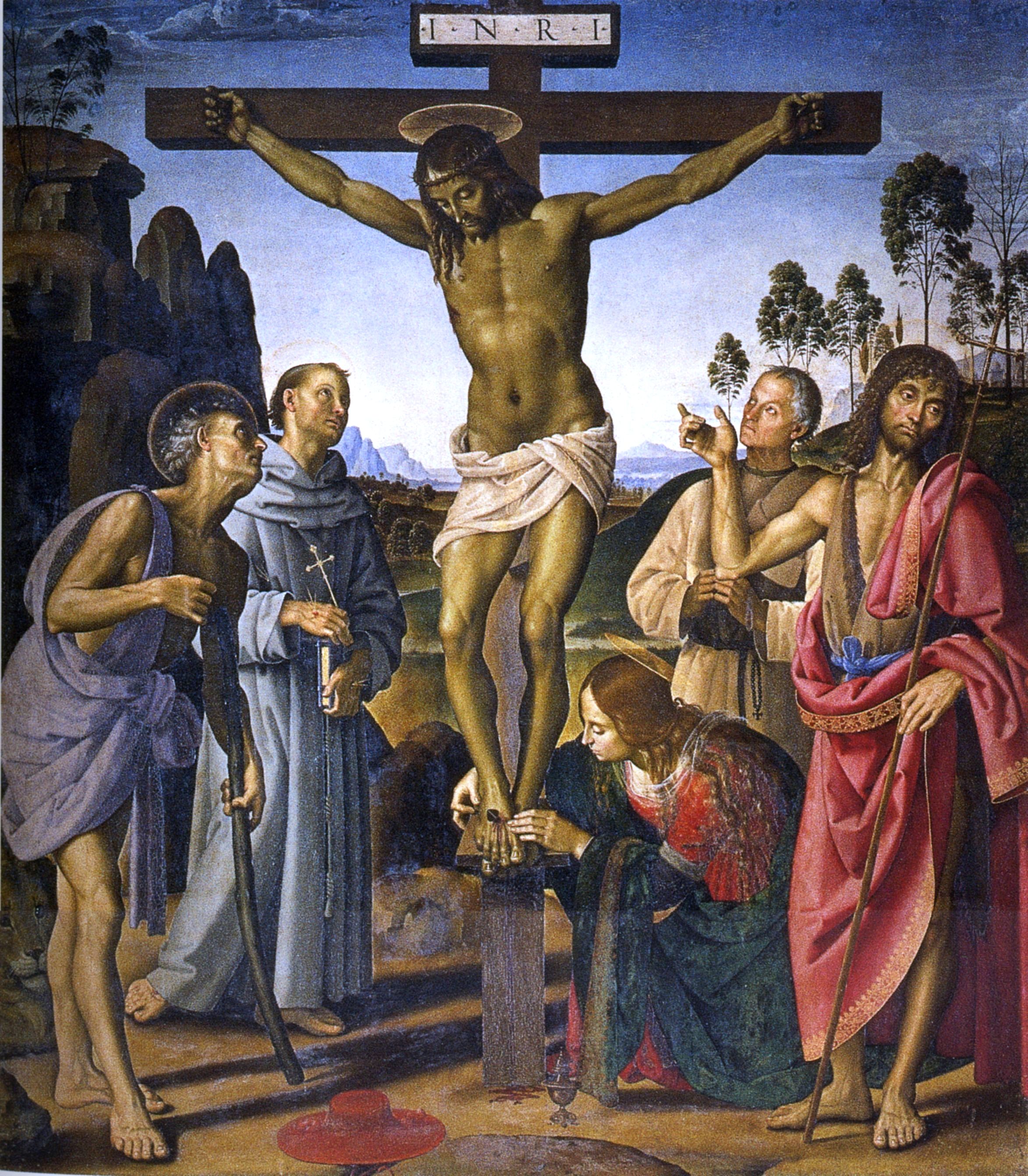 Crucifixion with Saints painting by Annibale Carracci