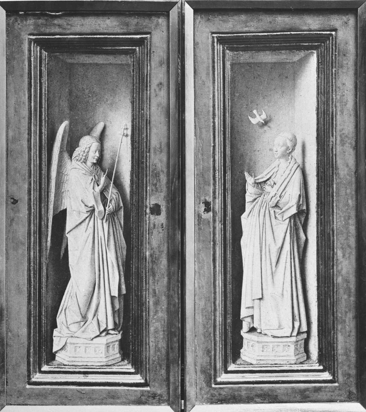 Dresden Triptych (Wings) painting by Jan van Eyck