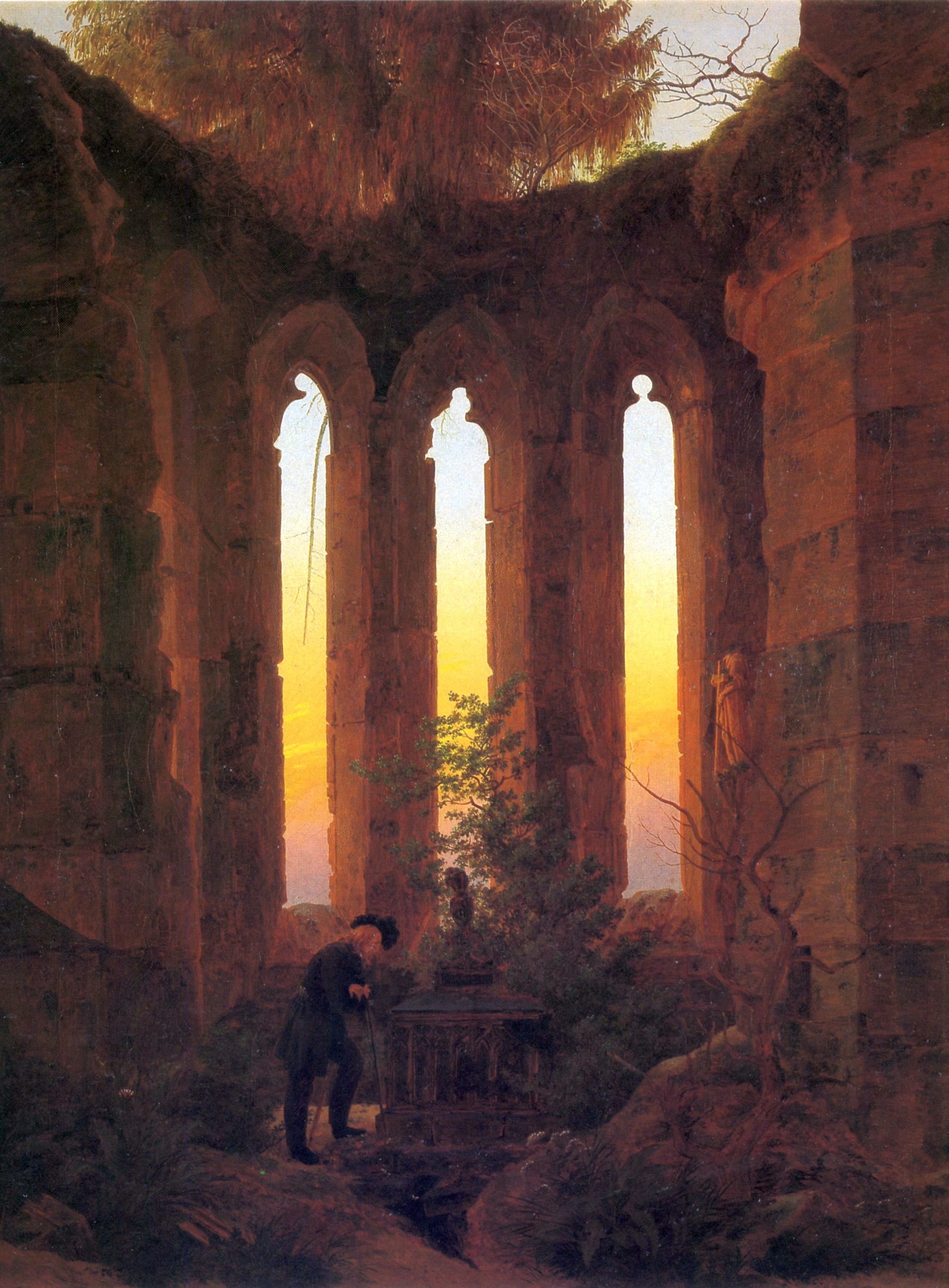 Hutten's Grave painting by Caspar David Friedrich