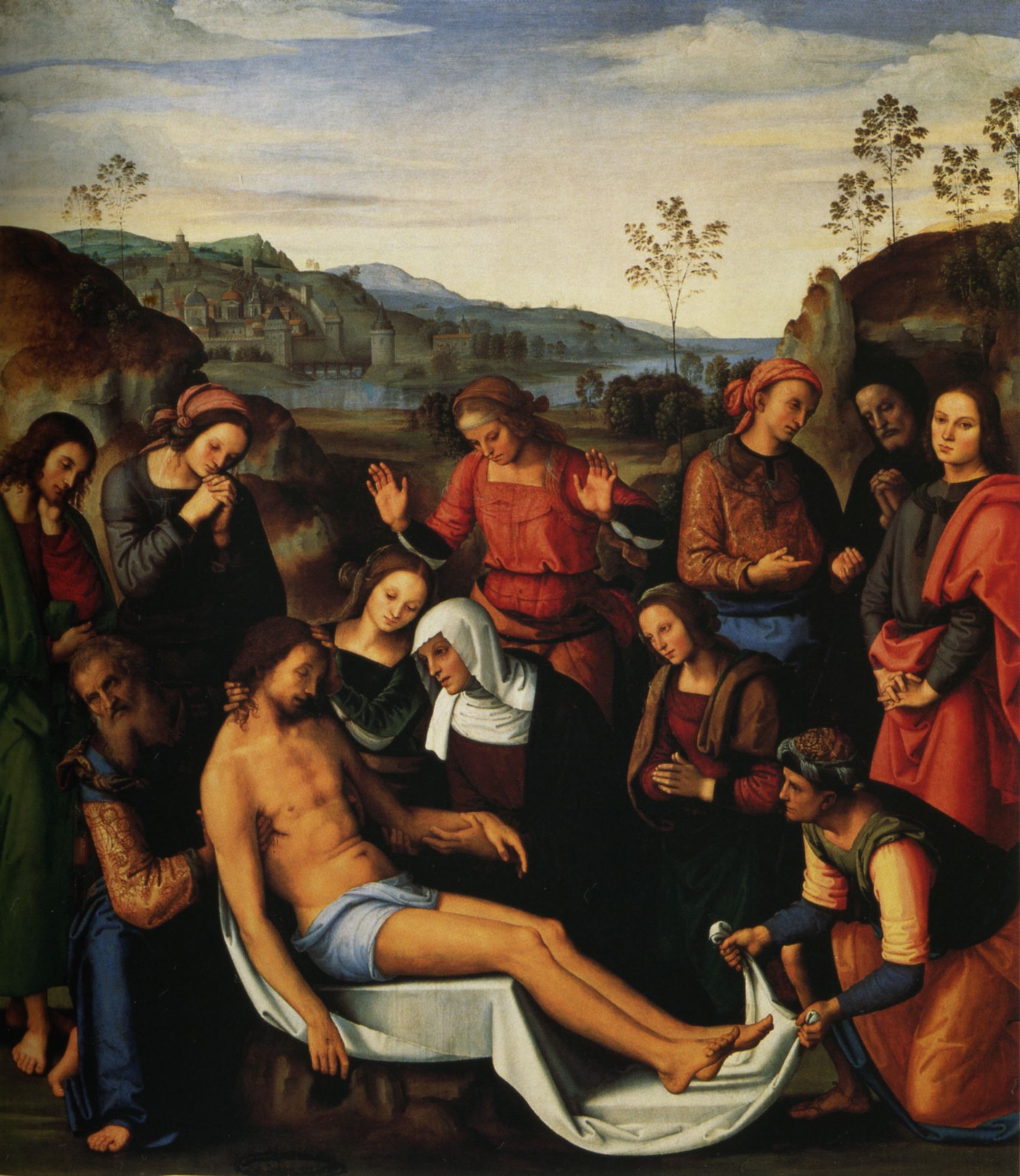 Lamentation over the Dead Christ painting by Andrea Mantegna