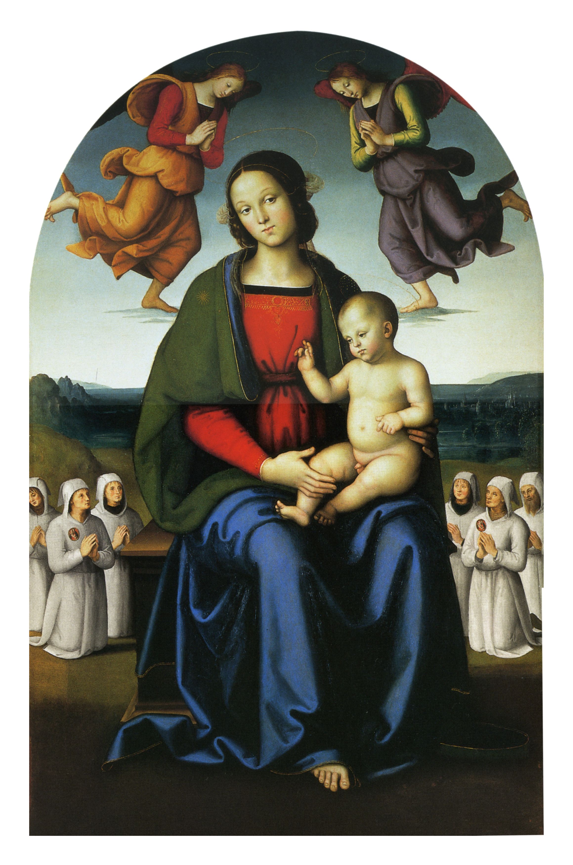 Madonna and Child with Saints painting by Unknown/Academic Style