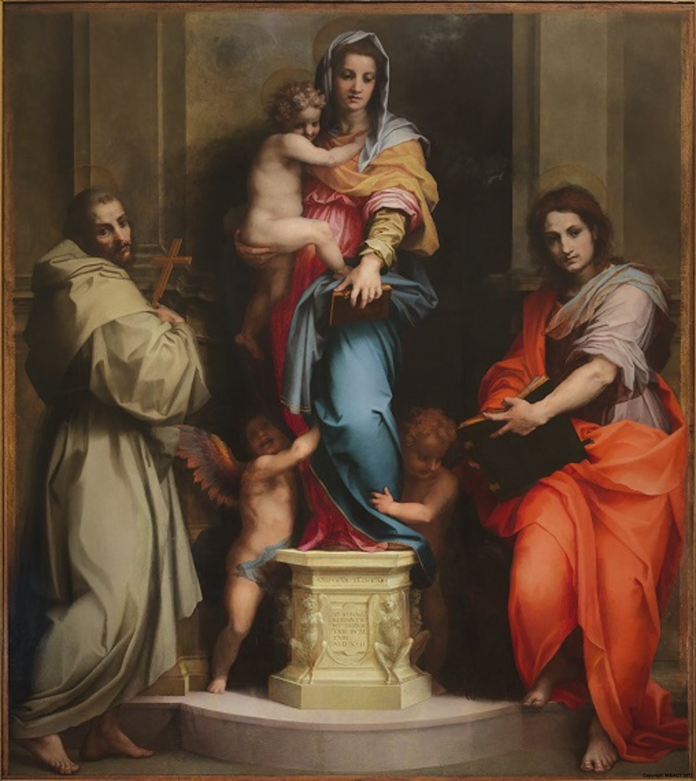 Madonna of the Harpies painting by Andrea del Sarto