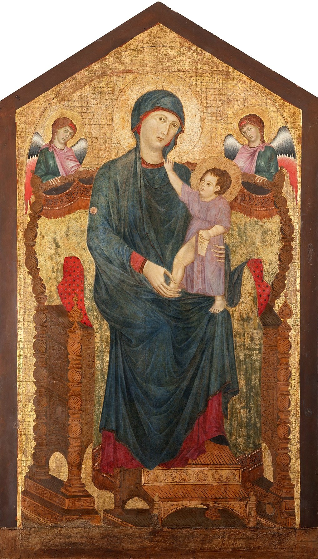 Maestà of Santa Maria dei Servi painting by Cimabue or his workshop