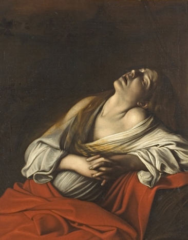Mary Magdalene in Ecstasy painting by Caravaggio