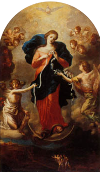 Mary, Untier of Knots painting by Johann Georg Melchior Schmidtner
