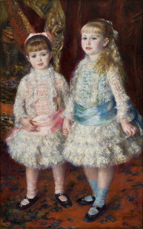 Pink and Blue by Pierre-Auguste Renoir