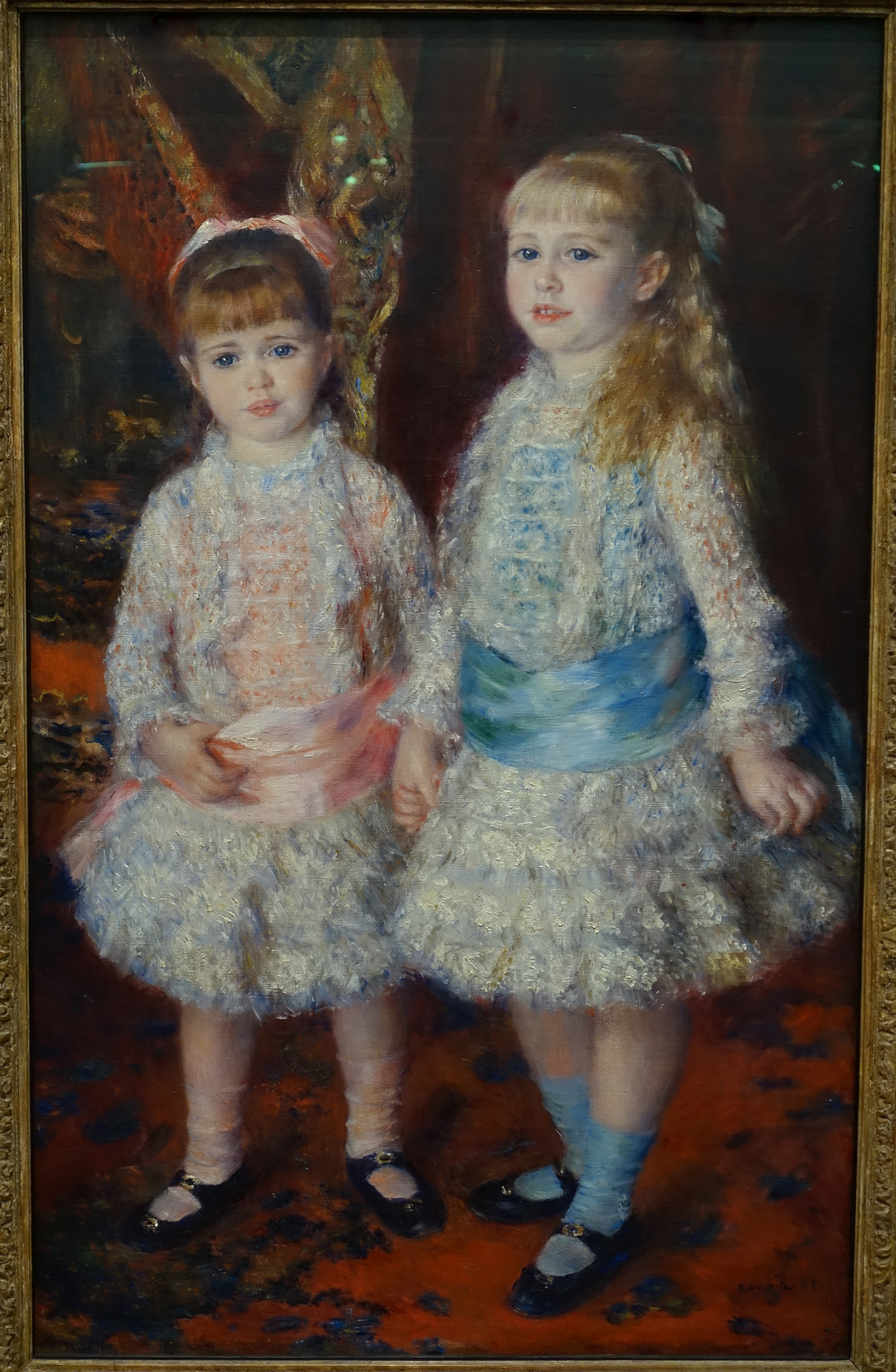 Pink and Blue, the Cahen d'Anvers Girls by Pierre-Auguste Renoir