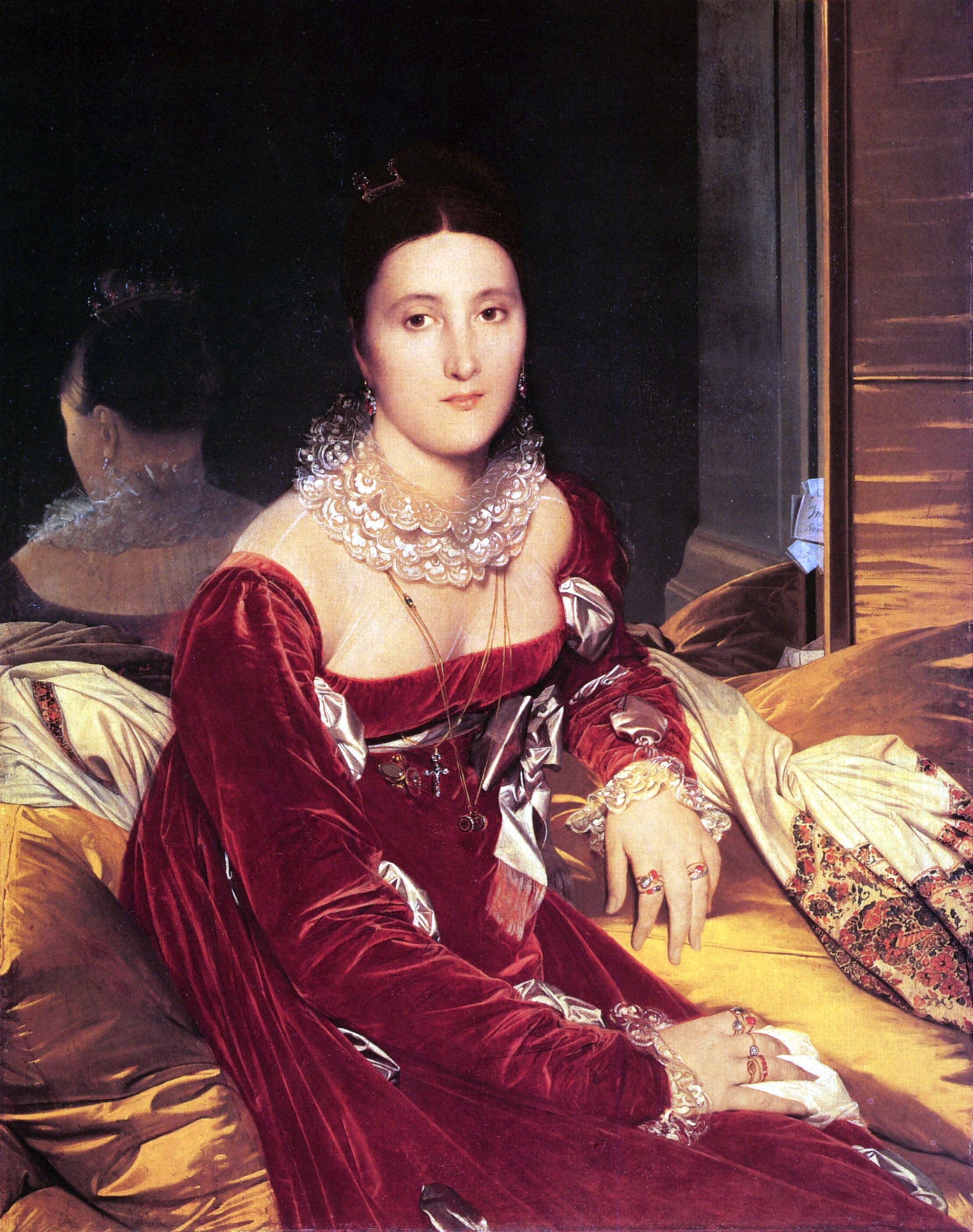 Portrait de Madame de Senonnes painting by Jean-Auguste-Dominique Ingres