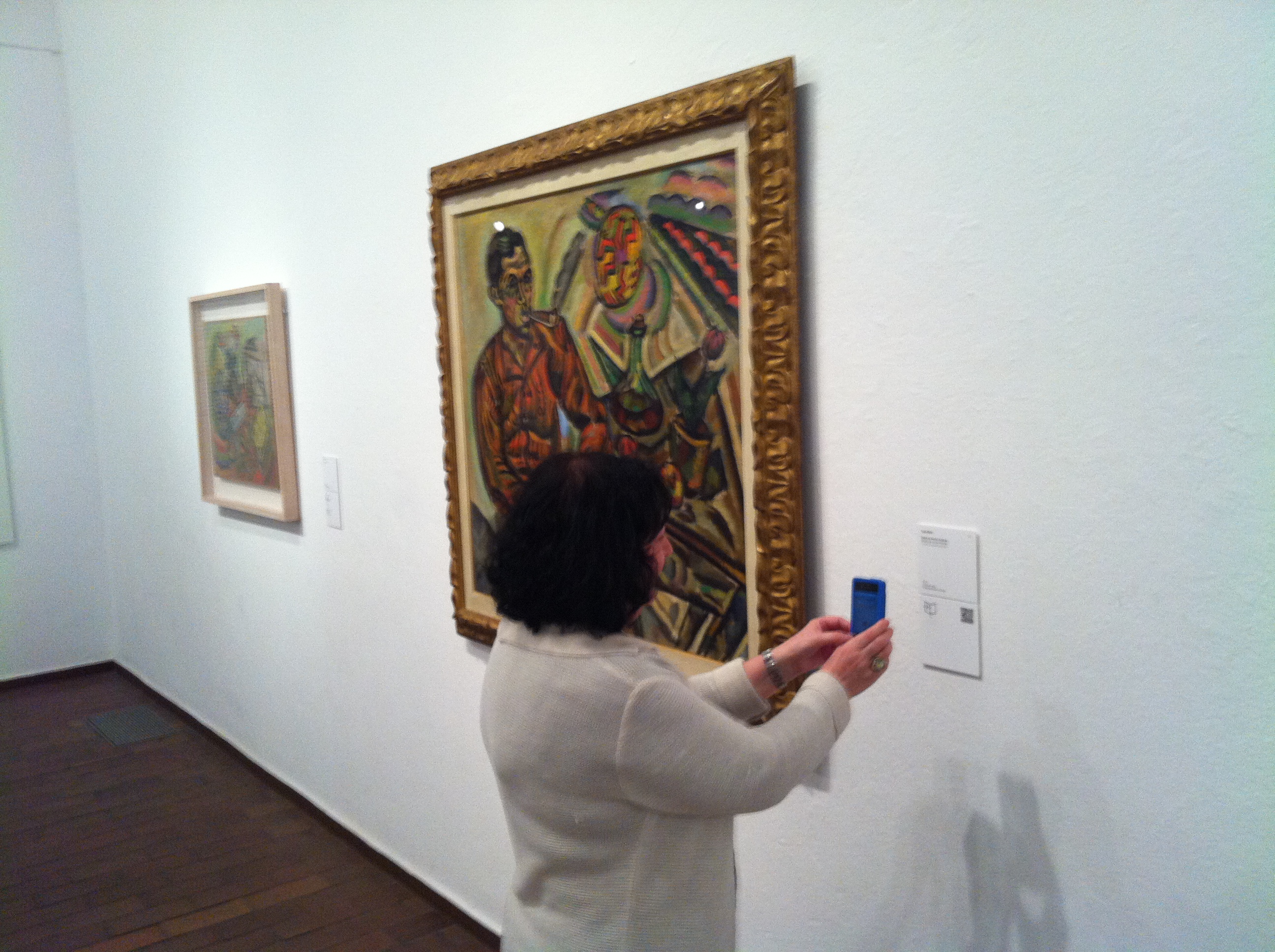 Portrait of Vincent Nubiola painting by Joan Miró