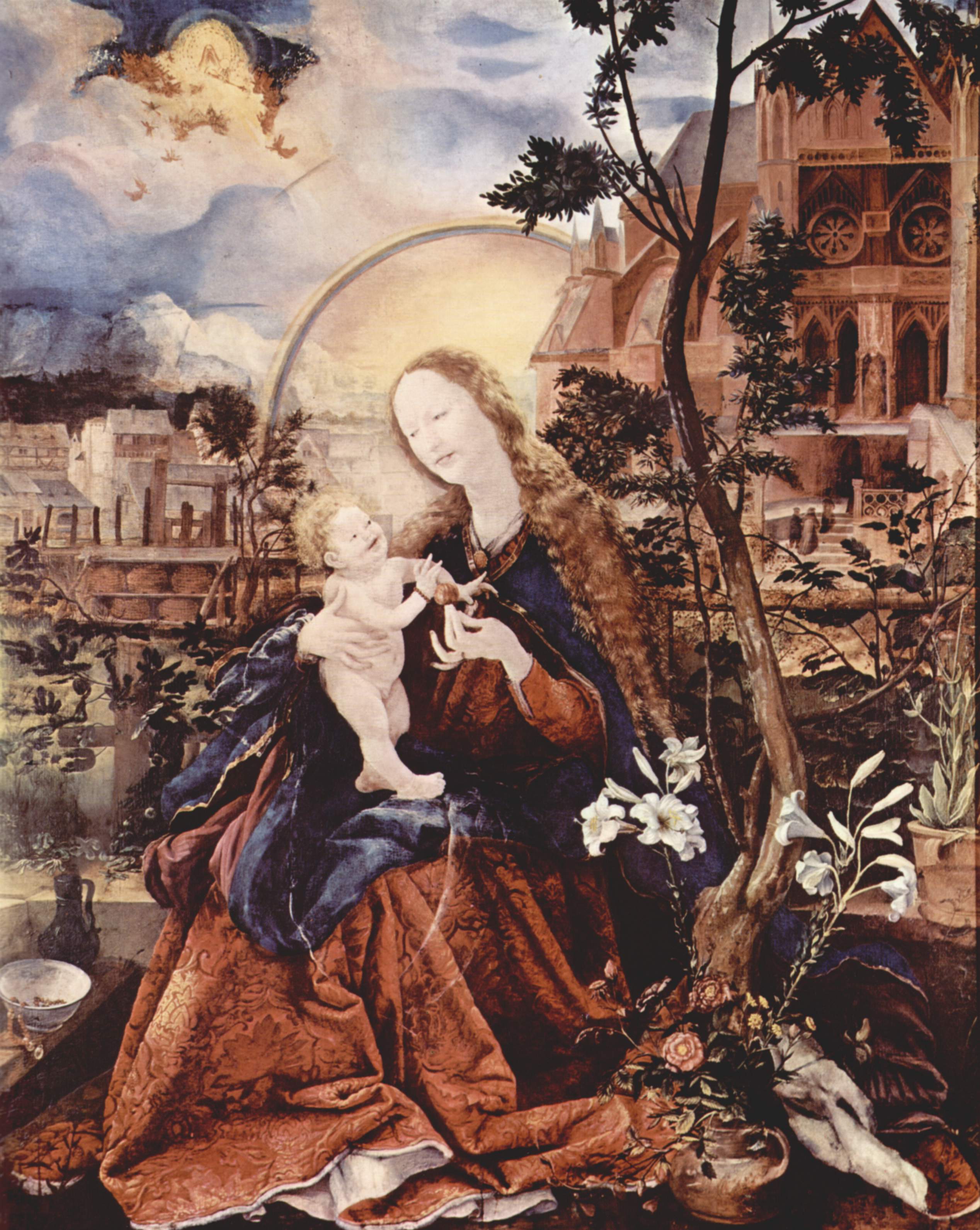 Stuppach Madonna painting by Matthias Grünewald