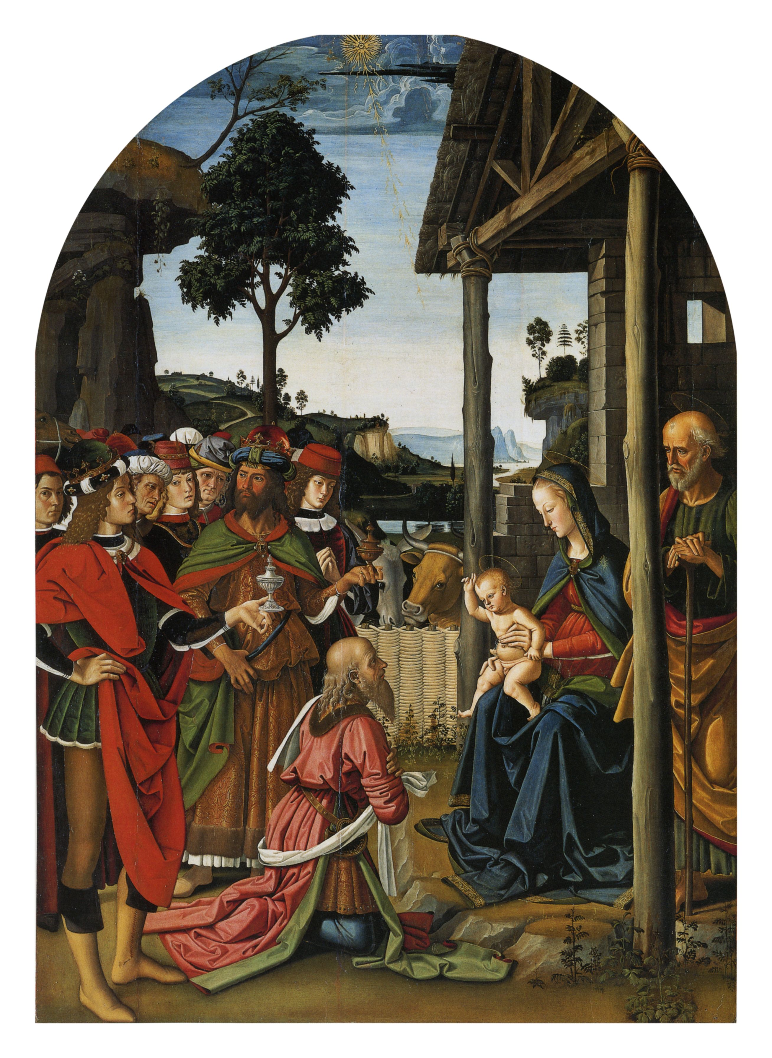 The Adoration of the Magi painting by Sandro Botticelli