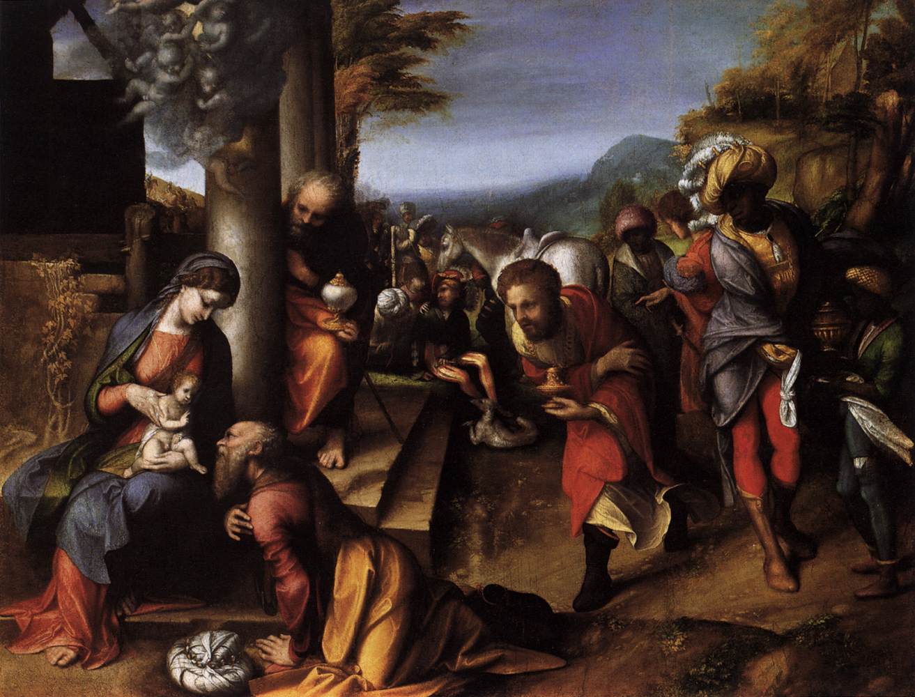 The Adoration of the Magi painting by Sandro Botticelli
