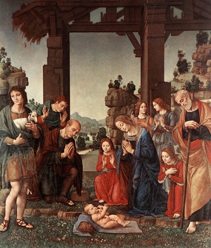 The Adoration of the Shepherds painting by Needs refinement or specified (multiple artists have painted this subject)