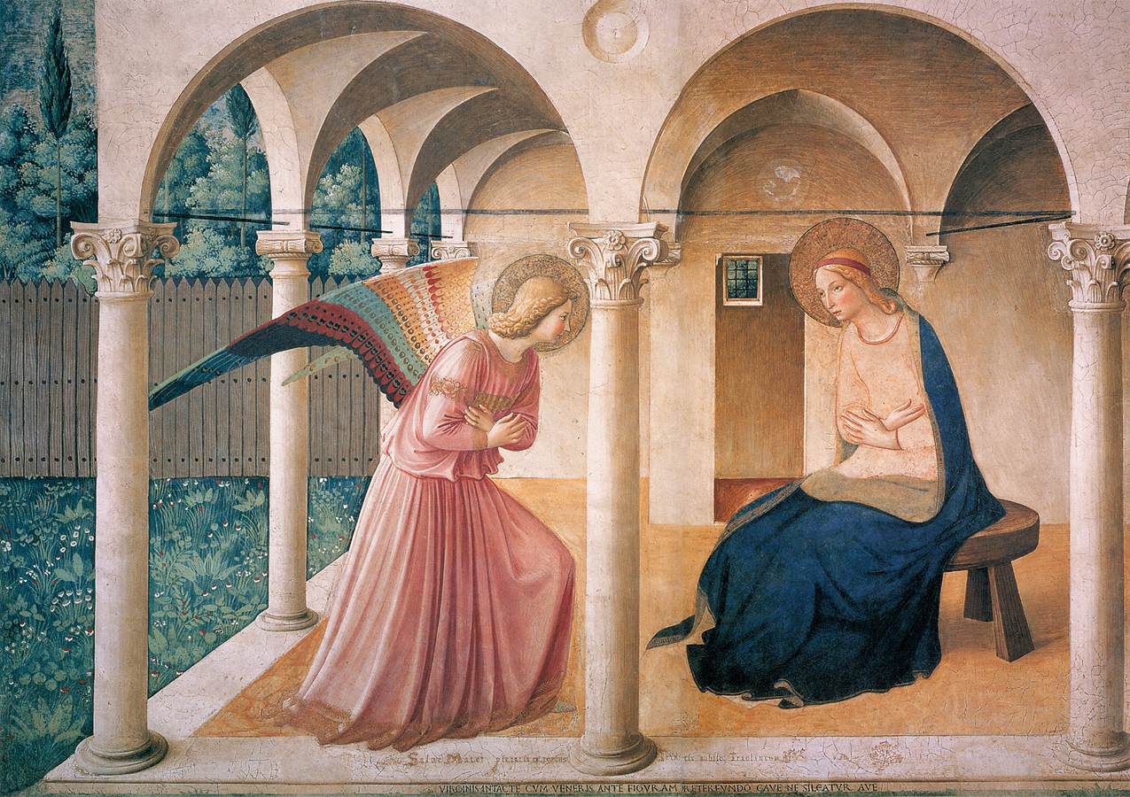 The Annunciation by Botticelli (Alessandro di Mariano Filipepi)