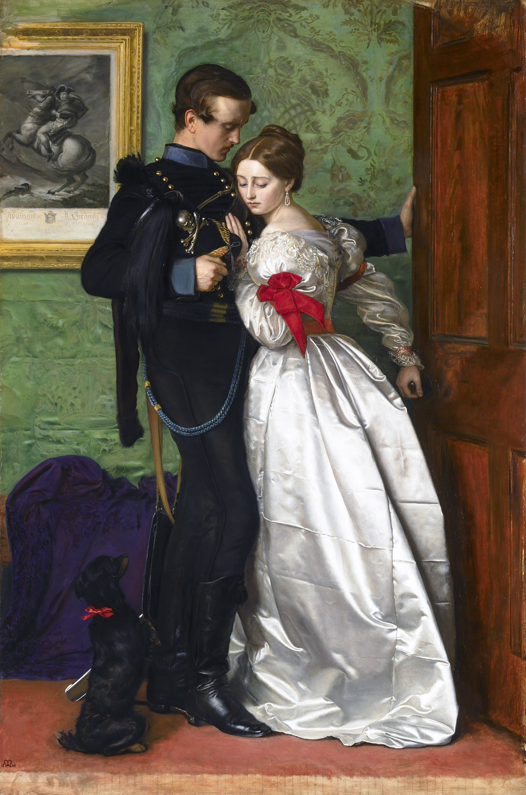 The Black Brunswickicker painting by John Everett Millais