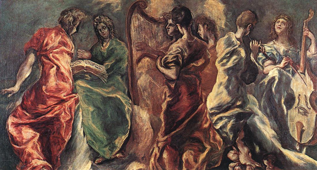 The Concert of the Angels painting by El Greco