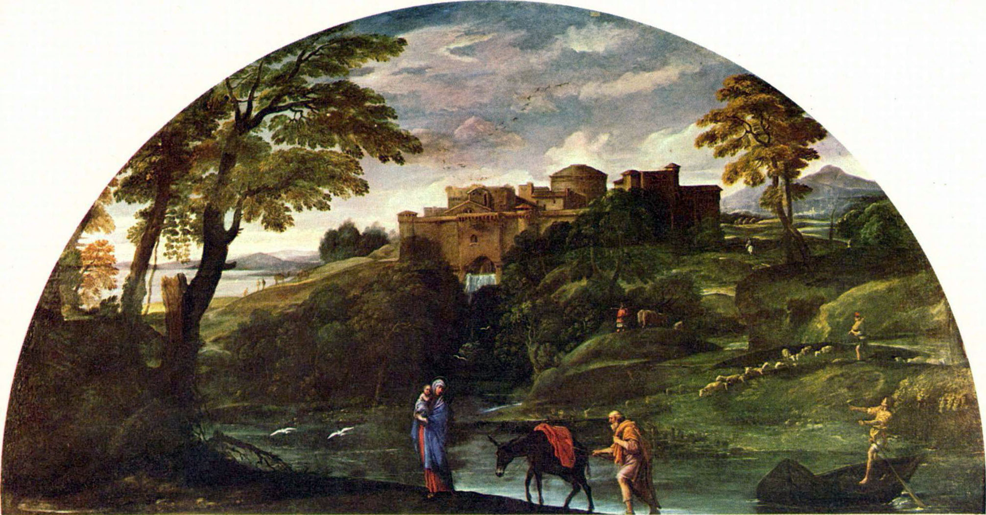 The Flight into Egypt painting by Jean-Jacques-Marie David