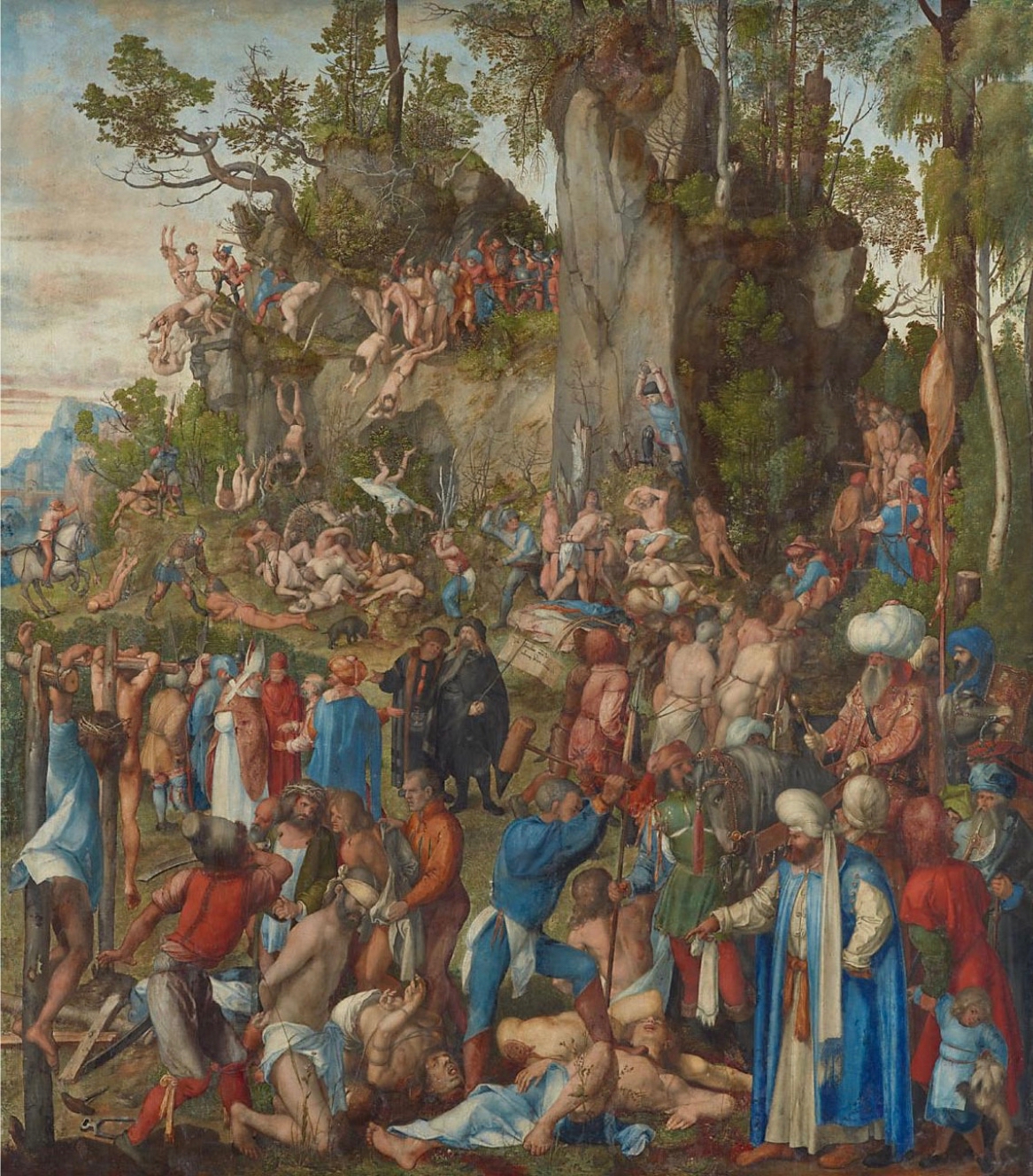 The Martyrdom of the Ten Thousand painting by Albrecht Dürer