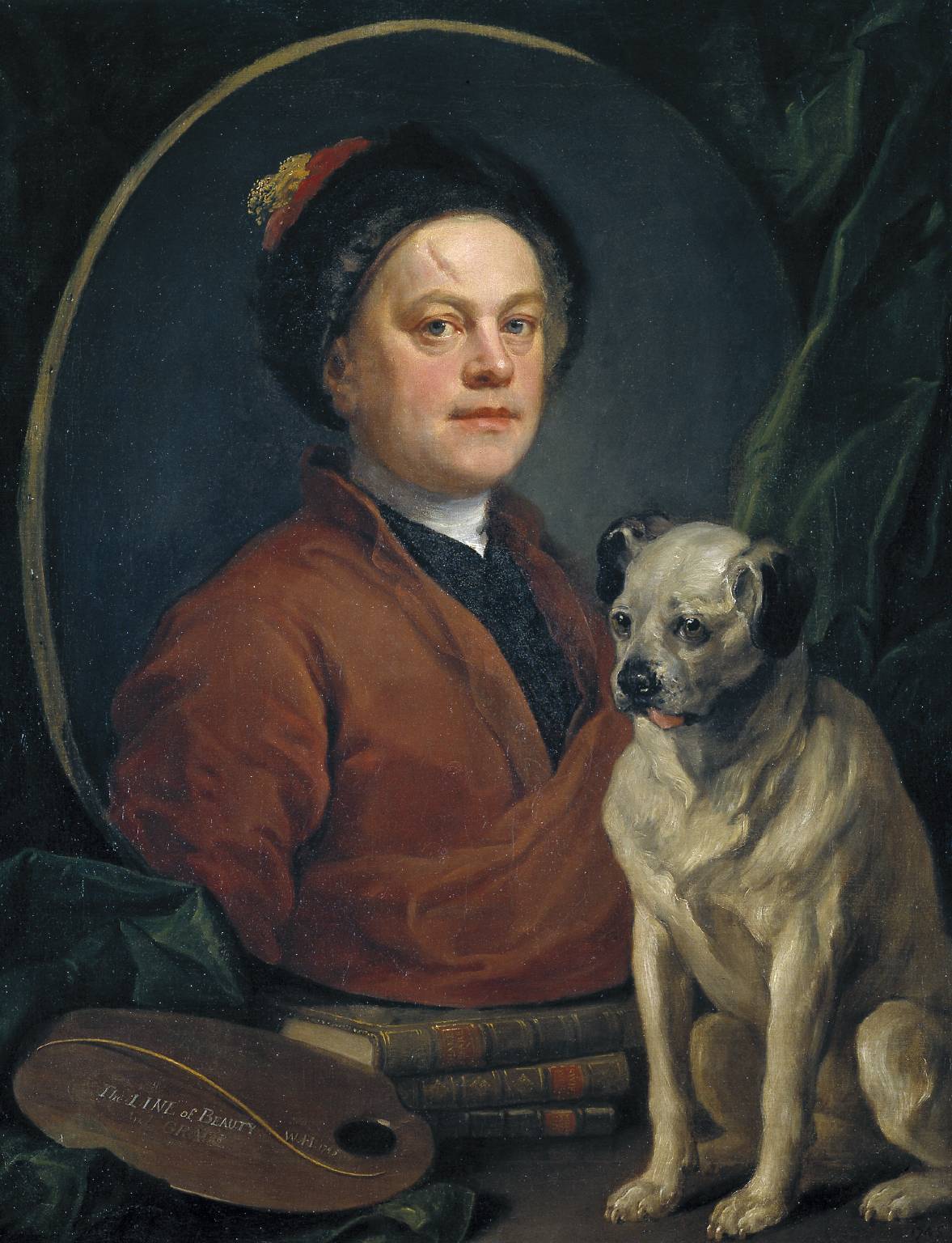 The Painter and His Pug painting by William Hogarth
