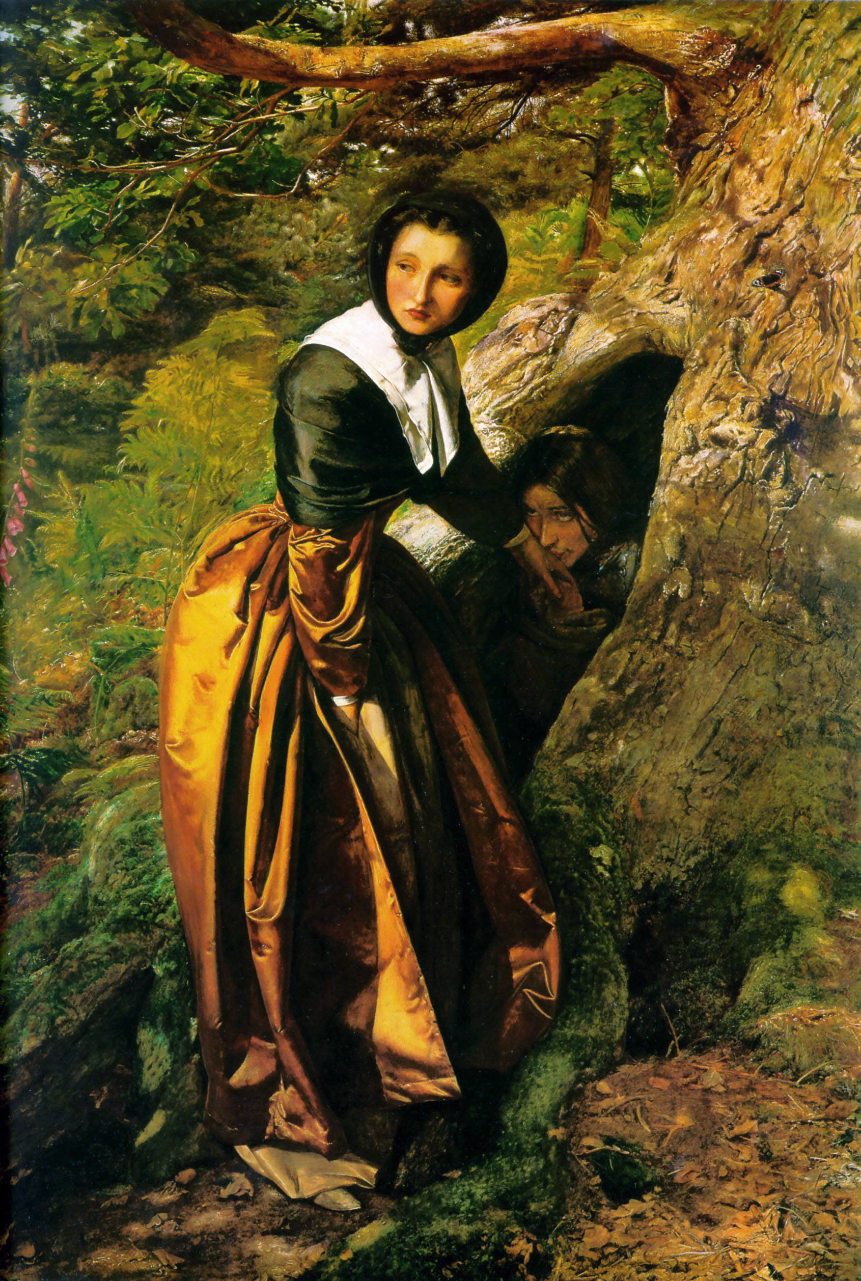 The Proscribed Royalist, 1651 painting by John Everett Millais