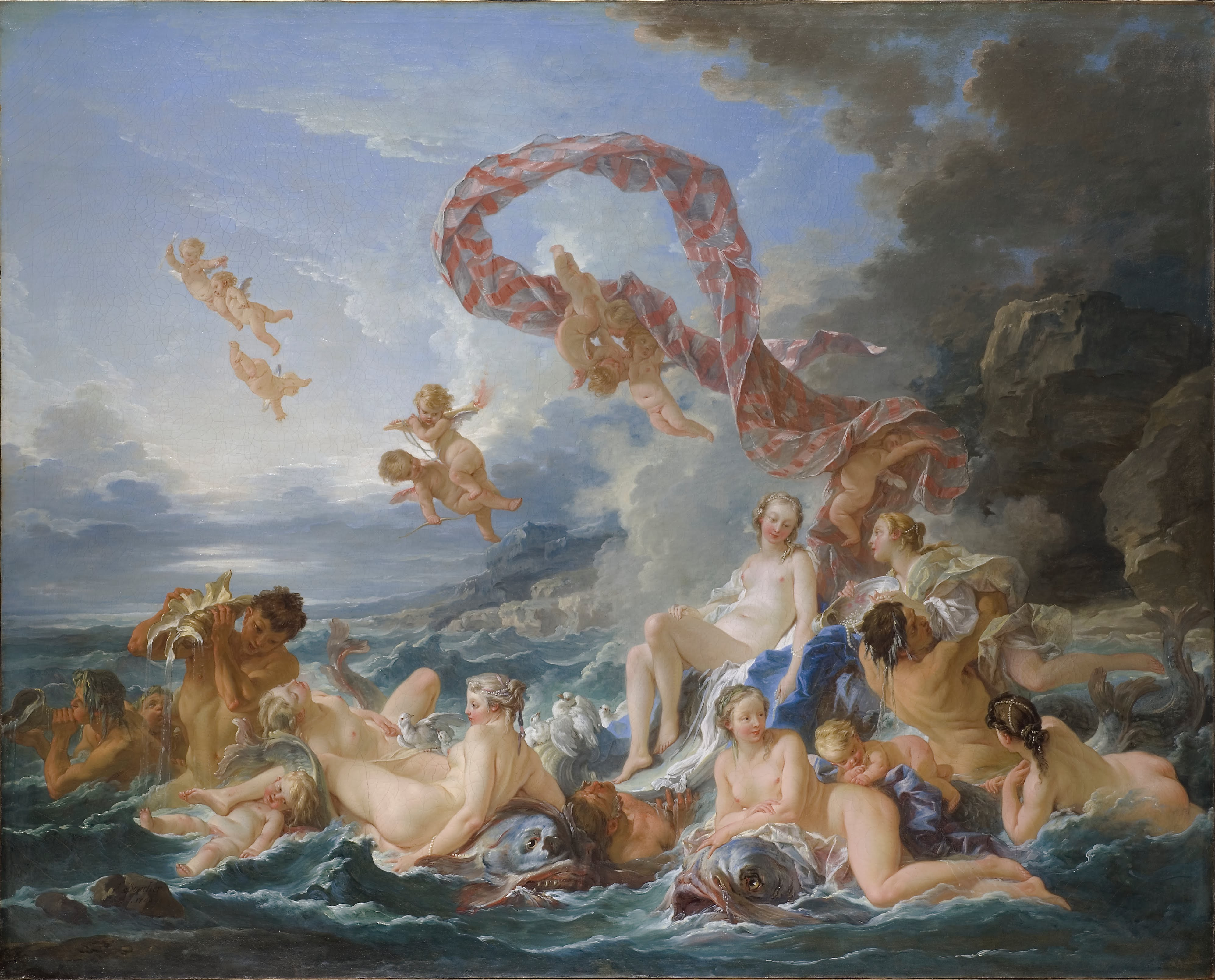 The Triumph of Venus painting by François Boucher