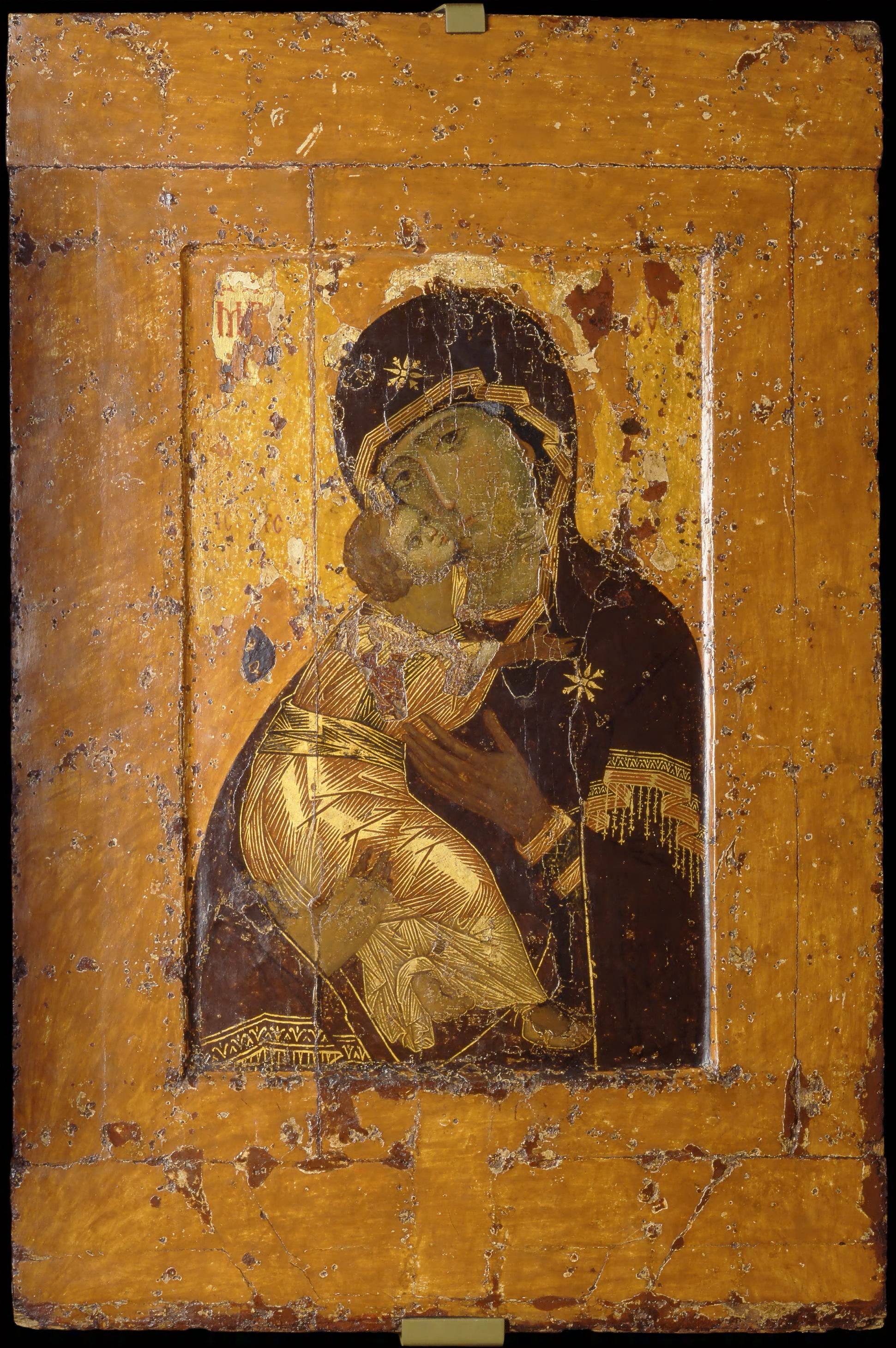The Virgin of Vladimir (Theotokos) painting by Unknown (Traditionally attributed to St. Luke)
