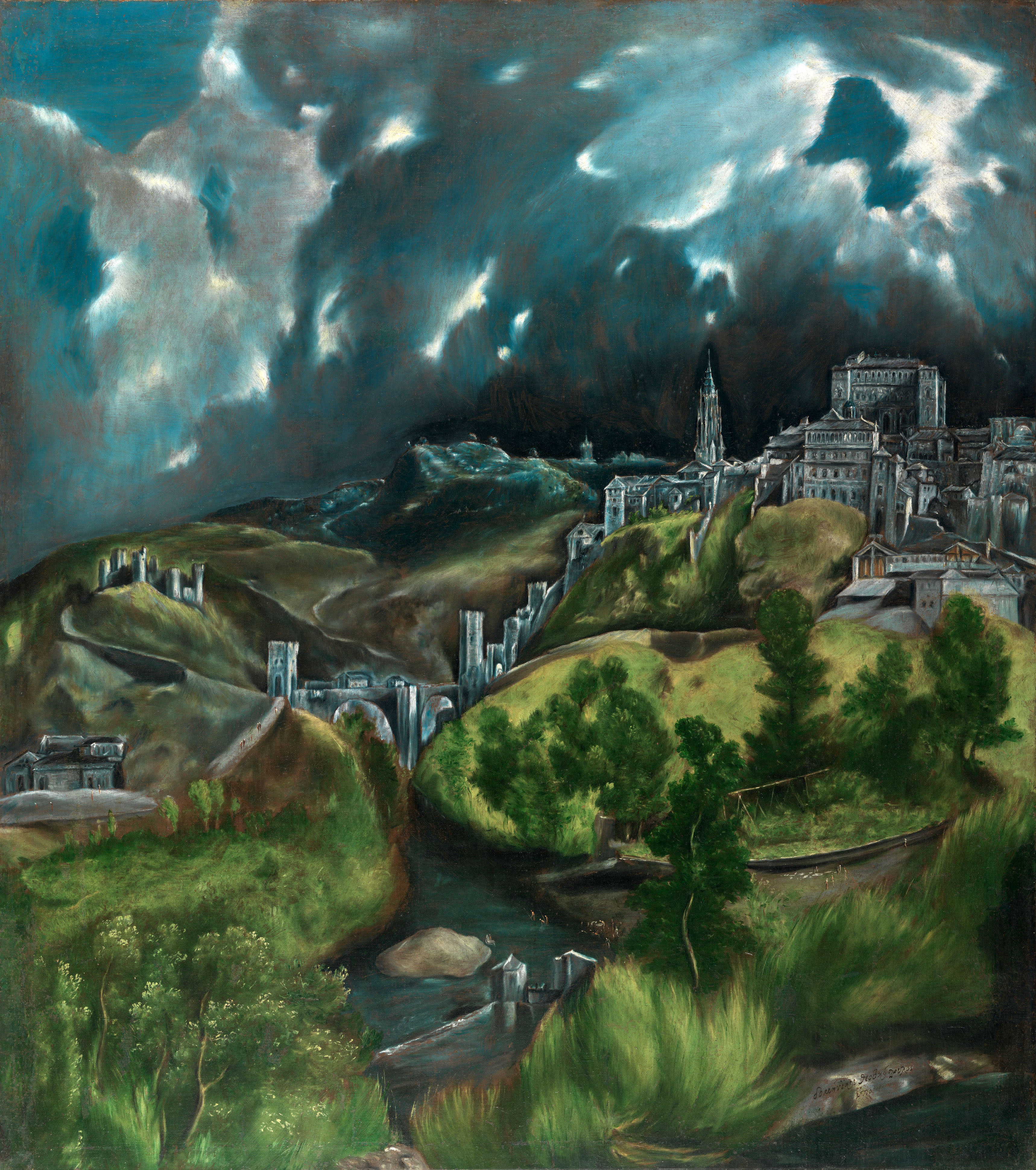 View of Toledo painting by El Greco